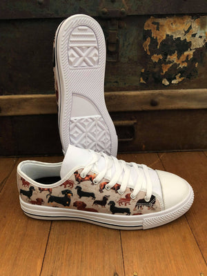 Dachshund - Low Top Shoes