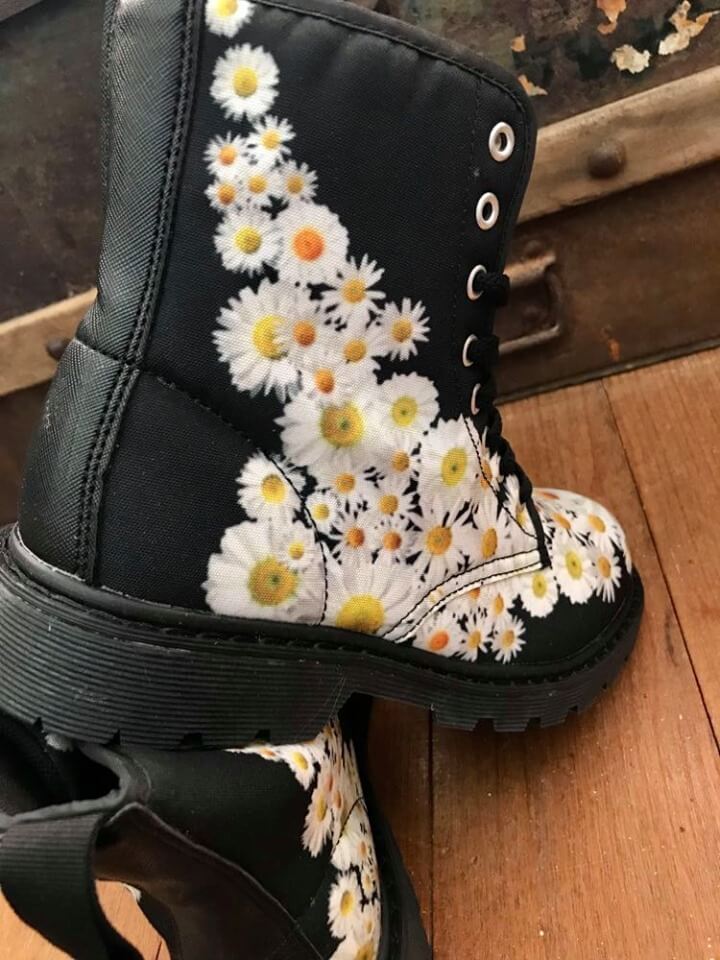 Daisy - Canvas Boots - Little Goody New Shoes Australia
