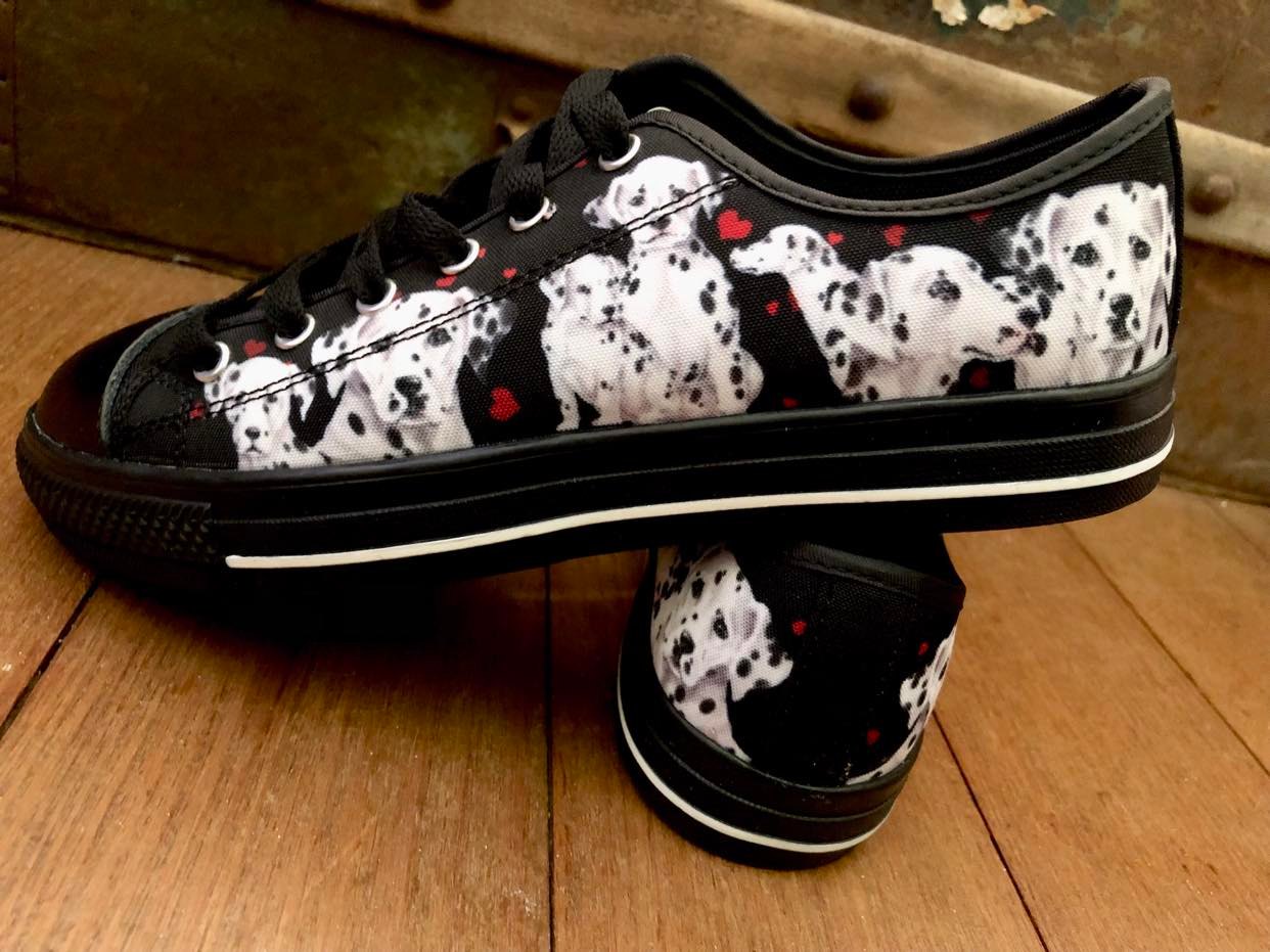 Dalmatian - Low Top Shoes