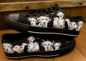 Dalmatian - Low Top Shoes