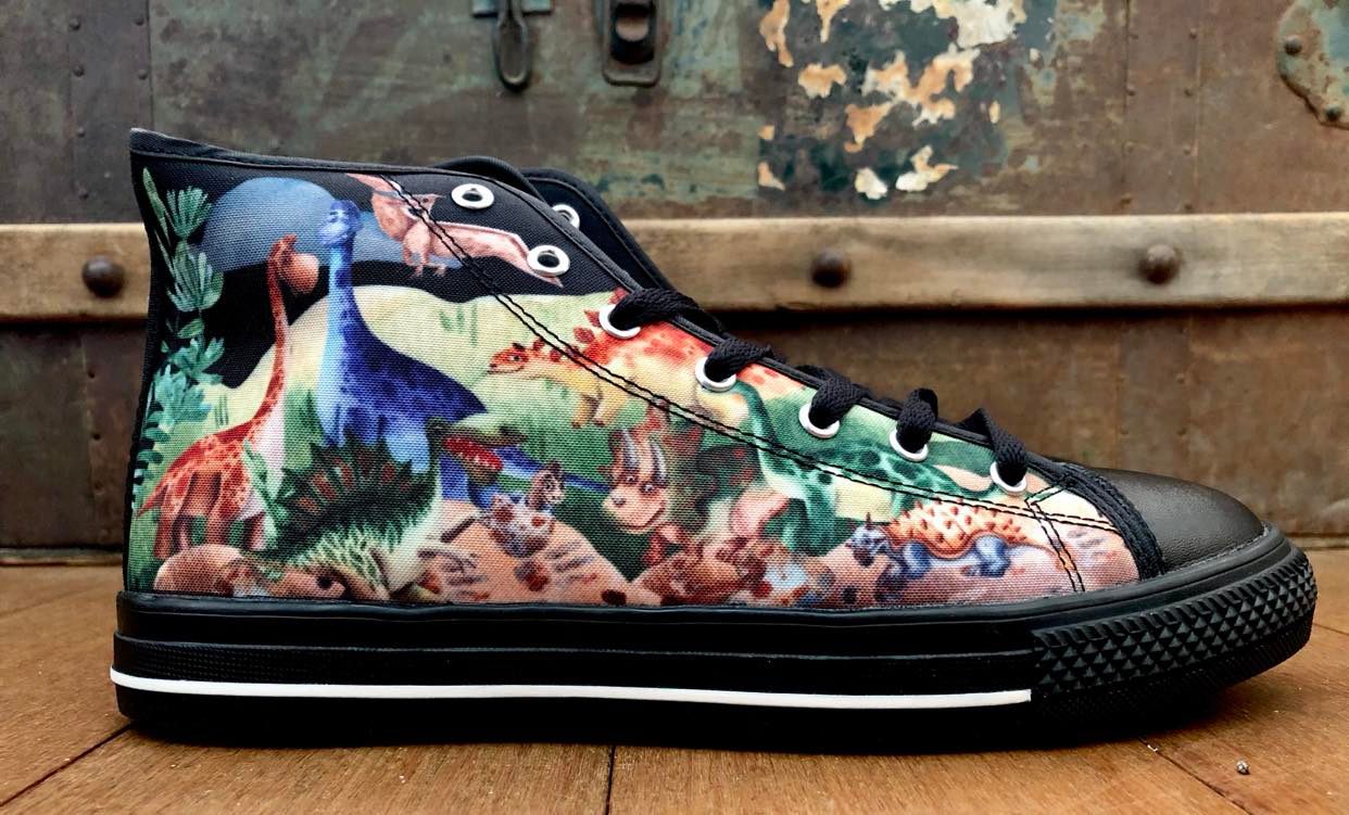 Dinosaur - High Top Shoes