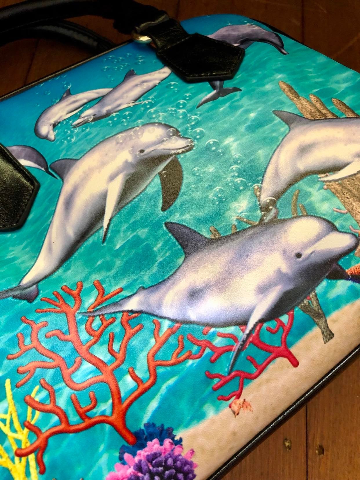 Dolphins - Shoulder Handbag