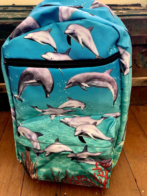 Dolphins - Travel Backpack