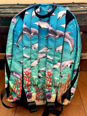 Dolphins - Travel Backpack