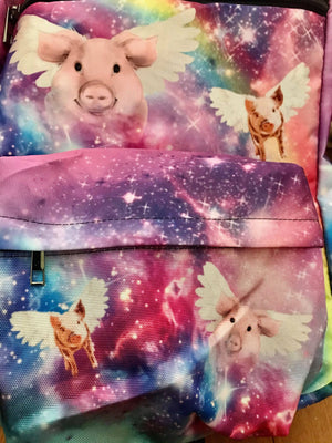 Flying Pigs - Travel Backpack - Little Goody New Shoes Australia