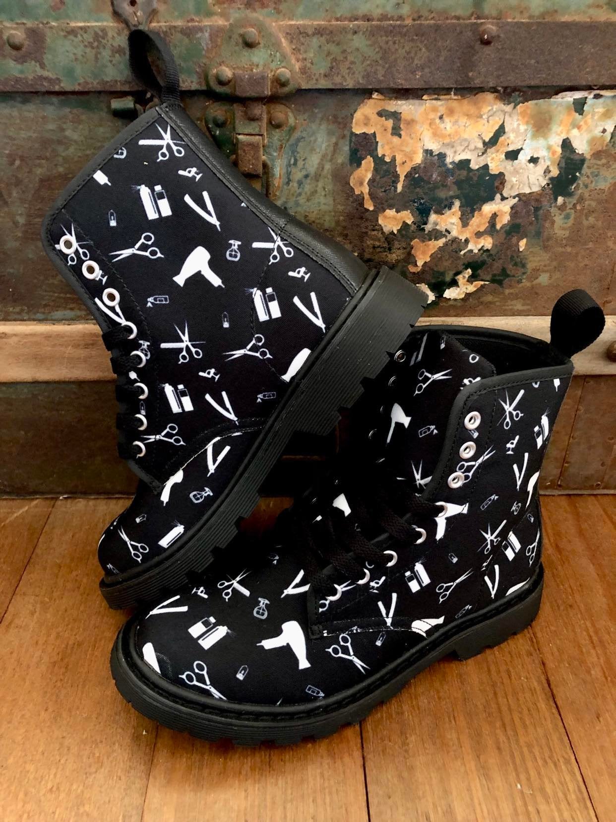 Hairdresser - Canvas Boots