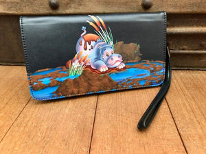 Hippo - Clutch Purse Large - Little Goody New Shoes Australia