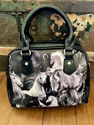 Horses - Shoulder Handbag