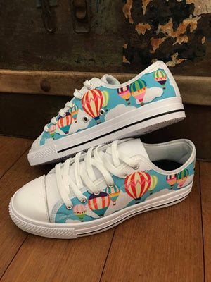 Hot Air Balloon - Low Top Shoes - Little Goody New Shoes Australia