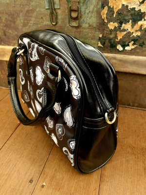 Lace Hearts - Shoulder Handbag - Little Goody New Shoes Australia