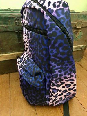 Leopard Purple - Travel Backpack - Little Goody New Shoes Australia