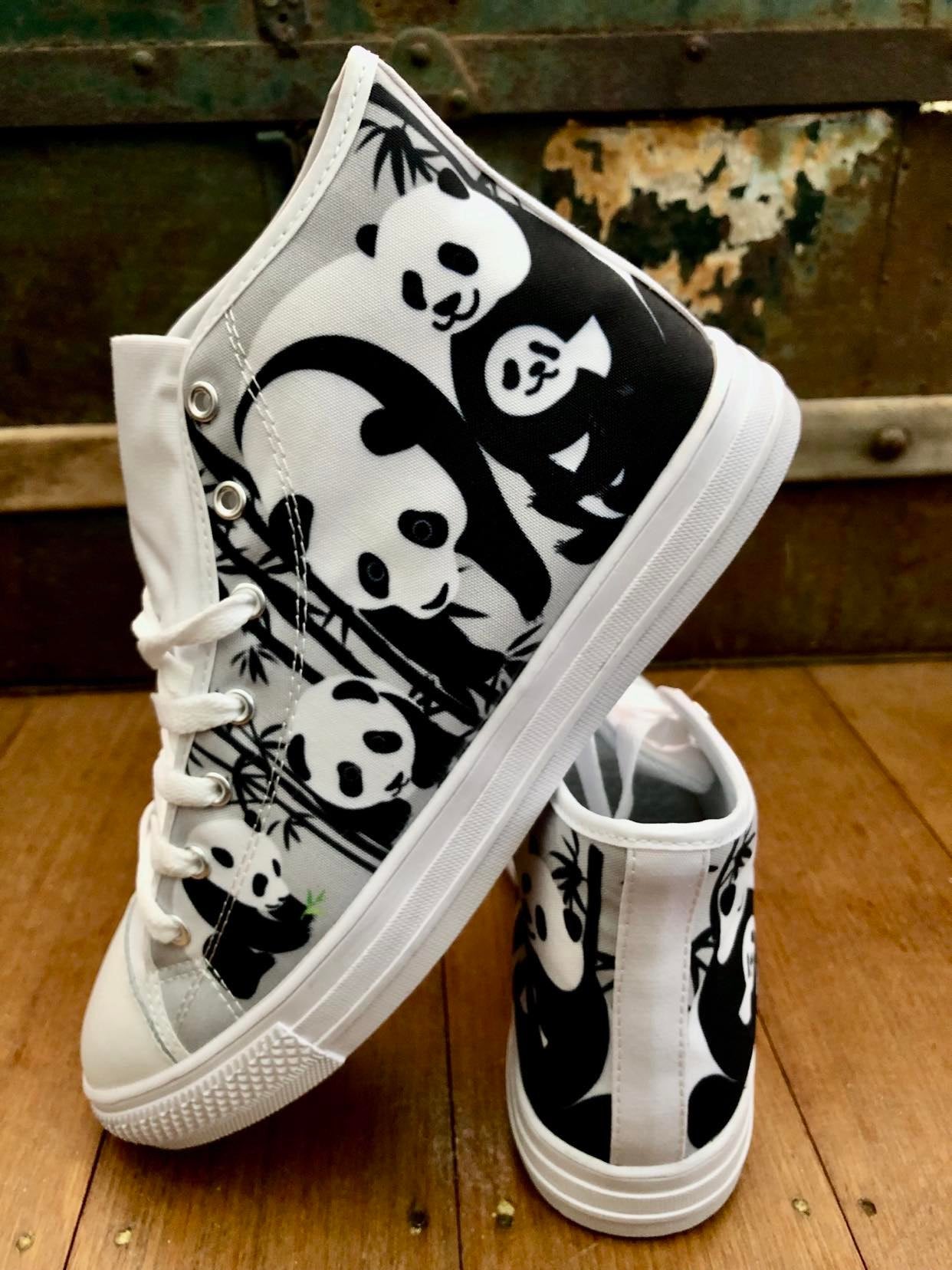 Panda - High Top Shoes