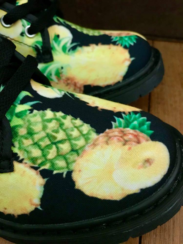 Pineapple - Canvas Boots - Little Goody New Shoes Australia