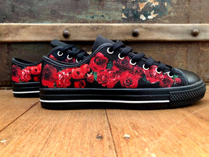 Roses Red - Low Top Shoes