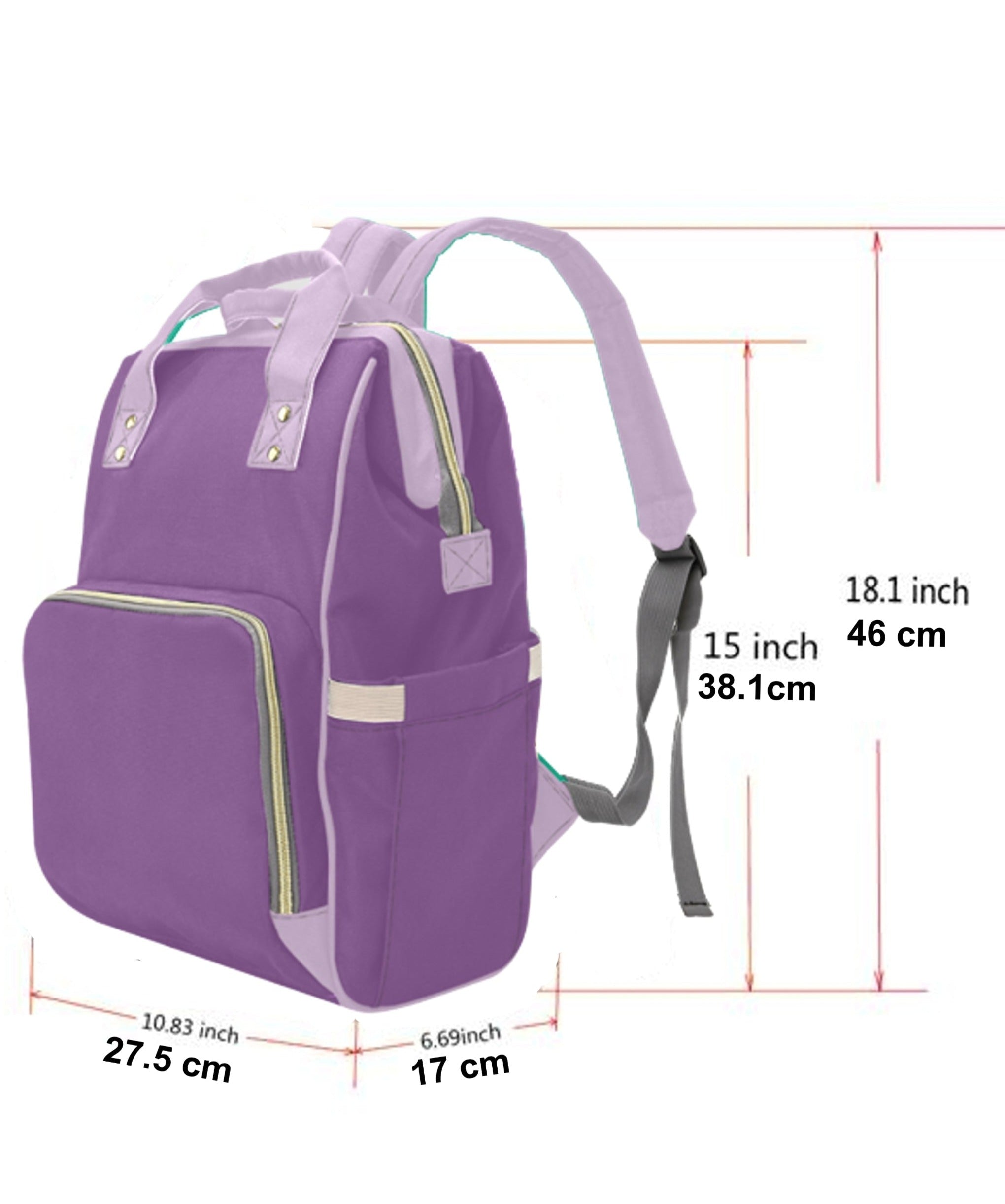 Motorcycles - Multi-Function Backpack Nappy Bag