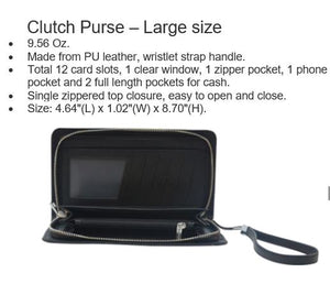 Boxer - Clutch Purse Large