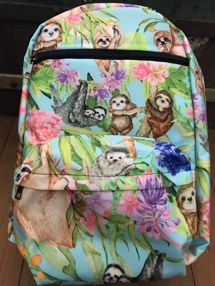 Sloth - Travel Backpack - Little Goody New Shoes Australia