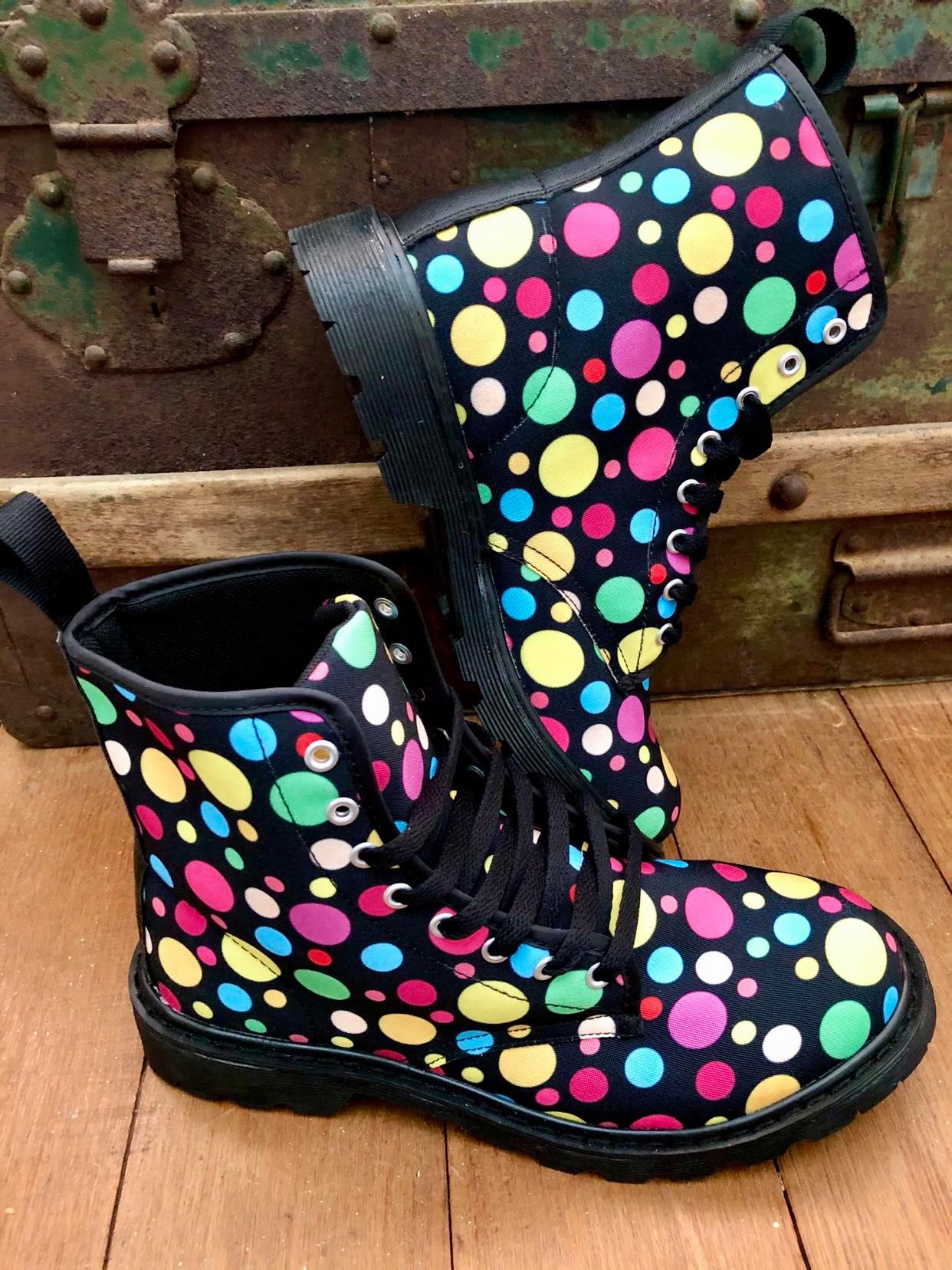Spots - Canvas Boots