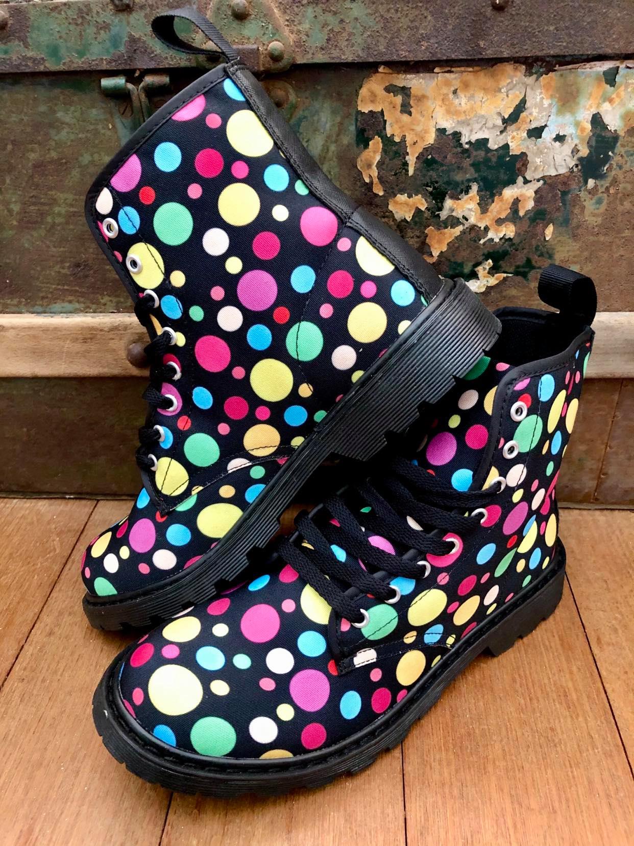 Spots - Canvas Boots