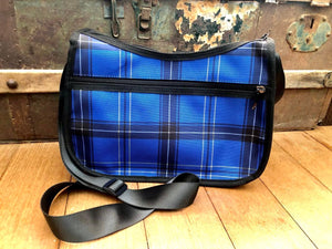 Tartan Blue - Crossbody Handbag