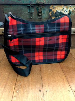 Tartan Red - Crossbody Handbag