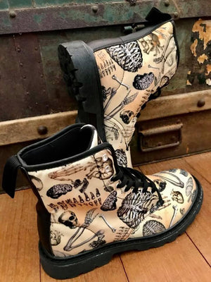 Vintage Anatomy - Canvas Boots - Little Goody New Shoes Australia