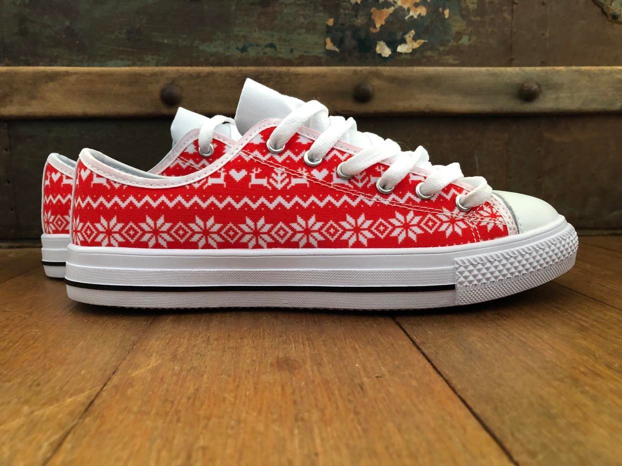 Xmas Sweater - Low Top Shoes