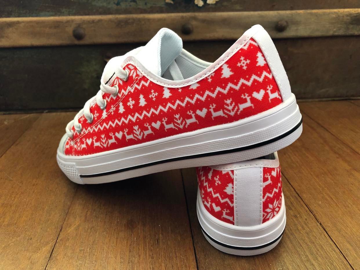 Xmas Sweater - Low Top Shoes