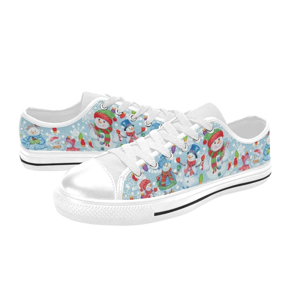 Snowmen - Low Top Shoes - Little Goody New Shoes Australia