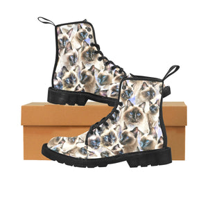 Siamese Cats - Canvas Boots