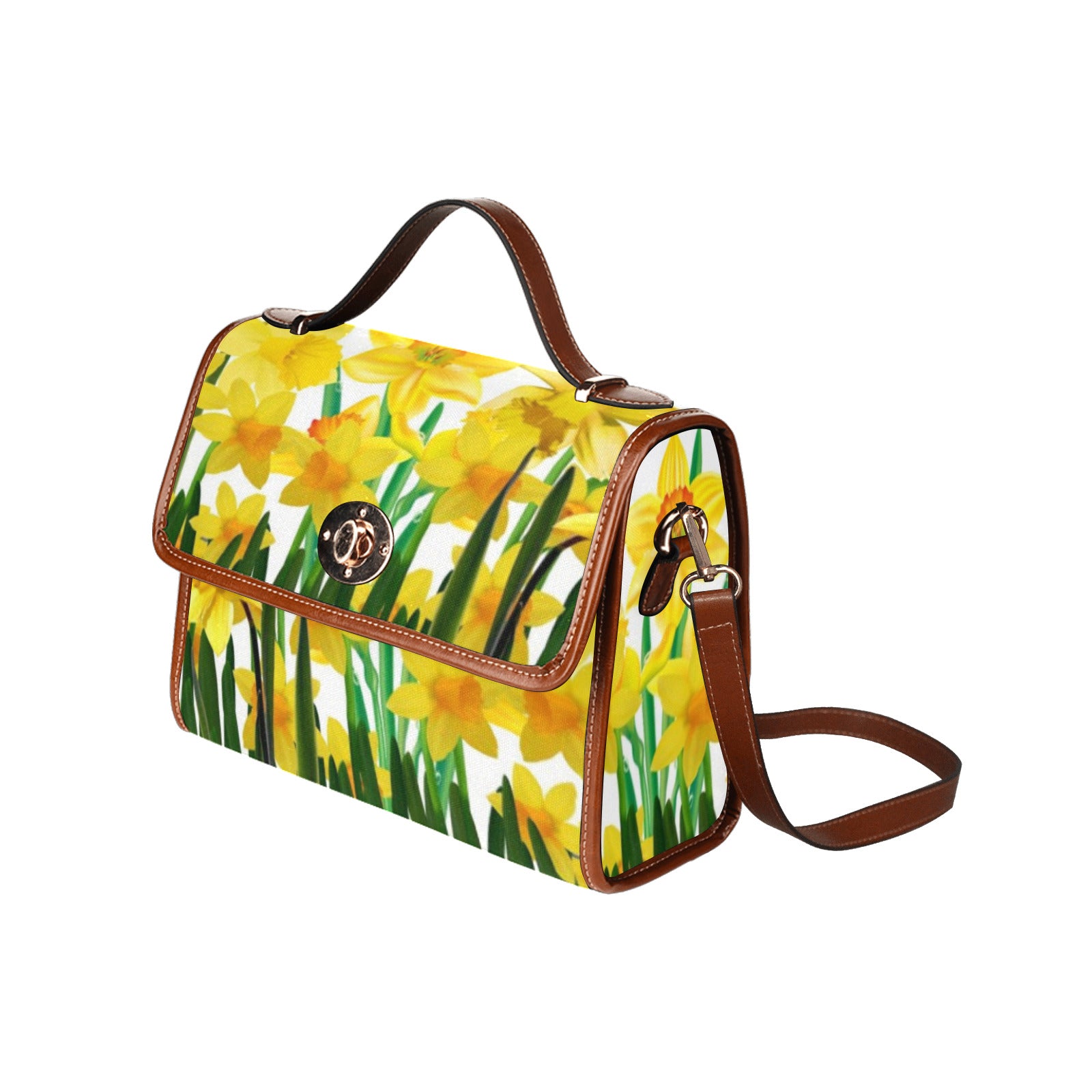 Daffodils - Waterproof Canvas Handbag