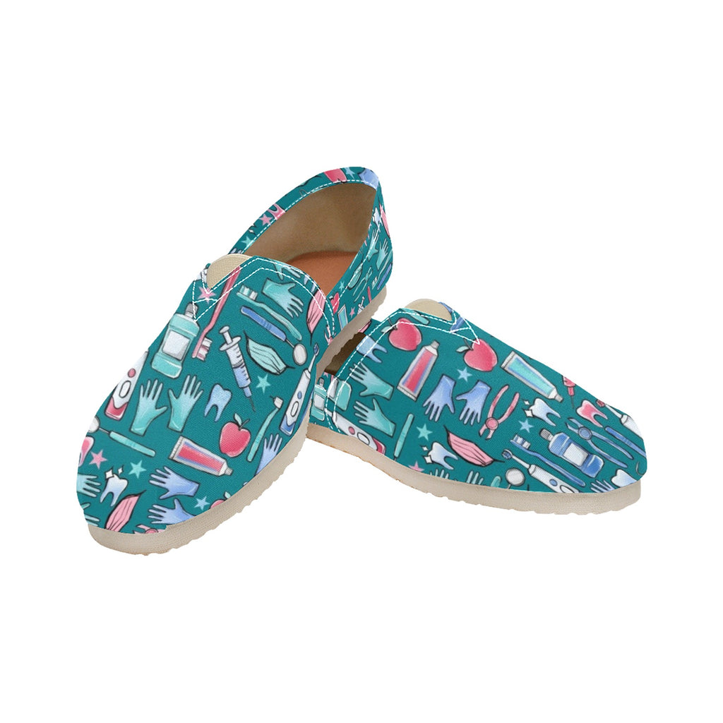 Dentist - Casual Canvas Slip-on Shoes