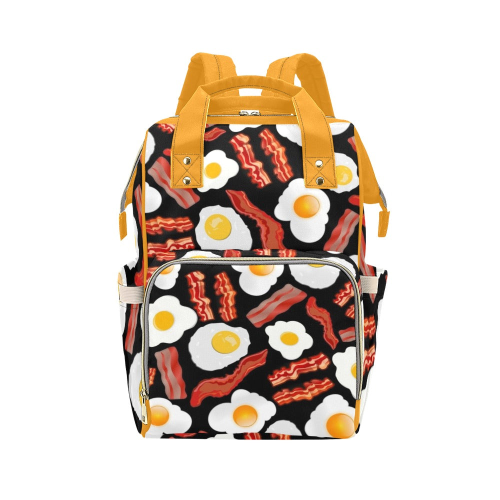 Bacon and Eggs - Multi-Function Backpack Nappy Bag