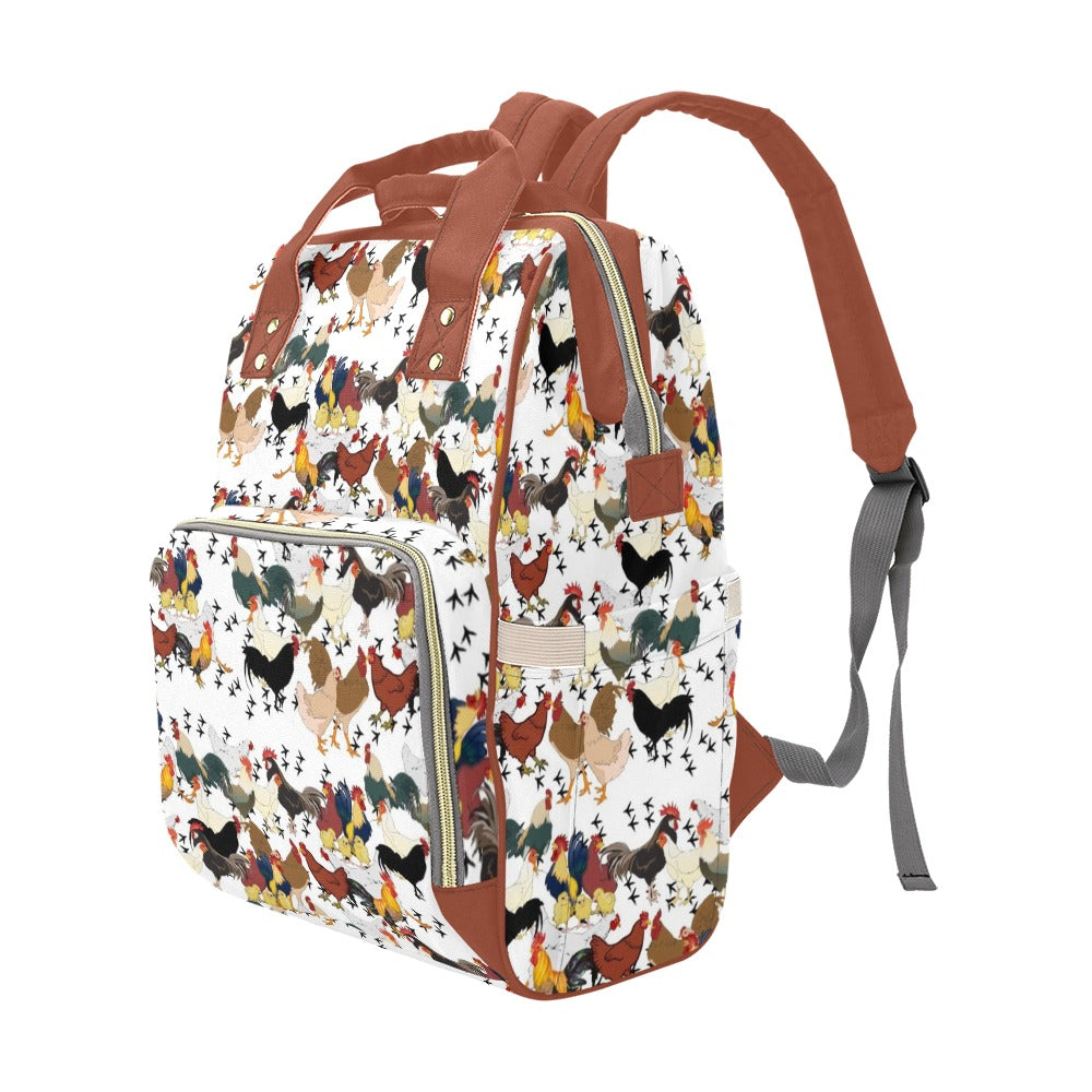 Chicken - Multi-Function Backpack Nappy Bag