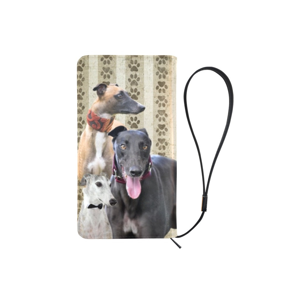 Greyhound - Clutch Purse Large