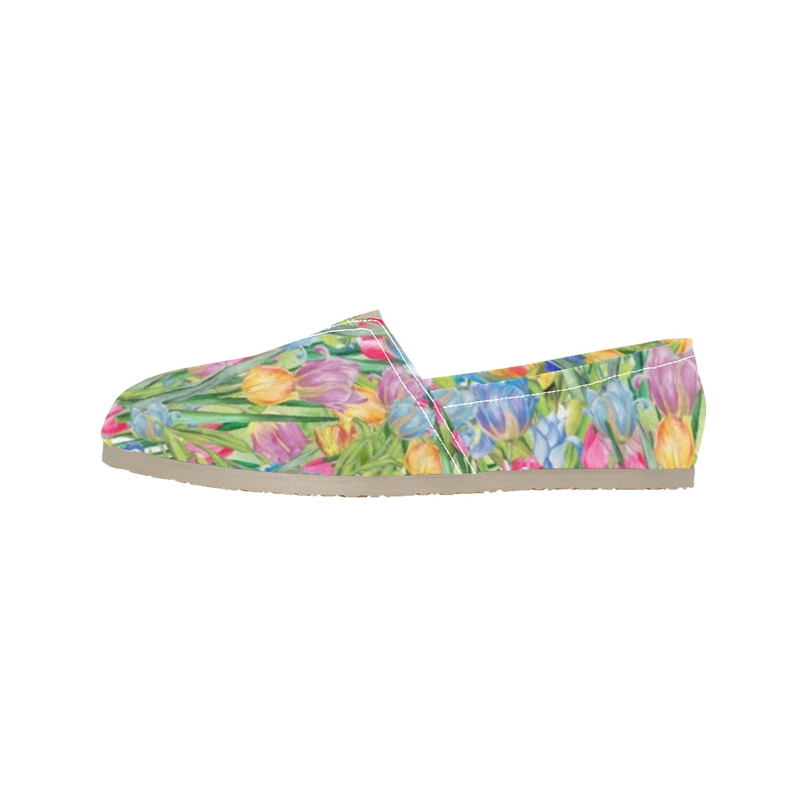 Tulips - Casual Canvas Slip-on Shoes