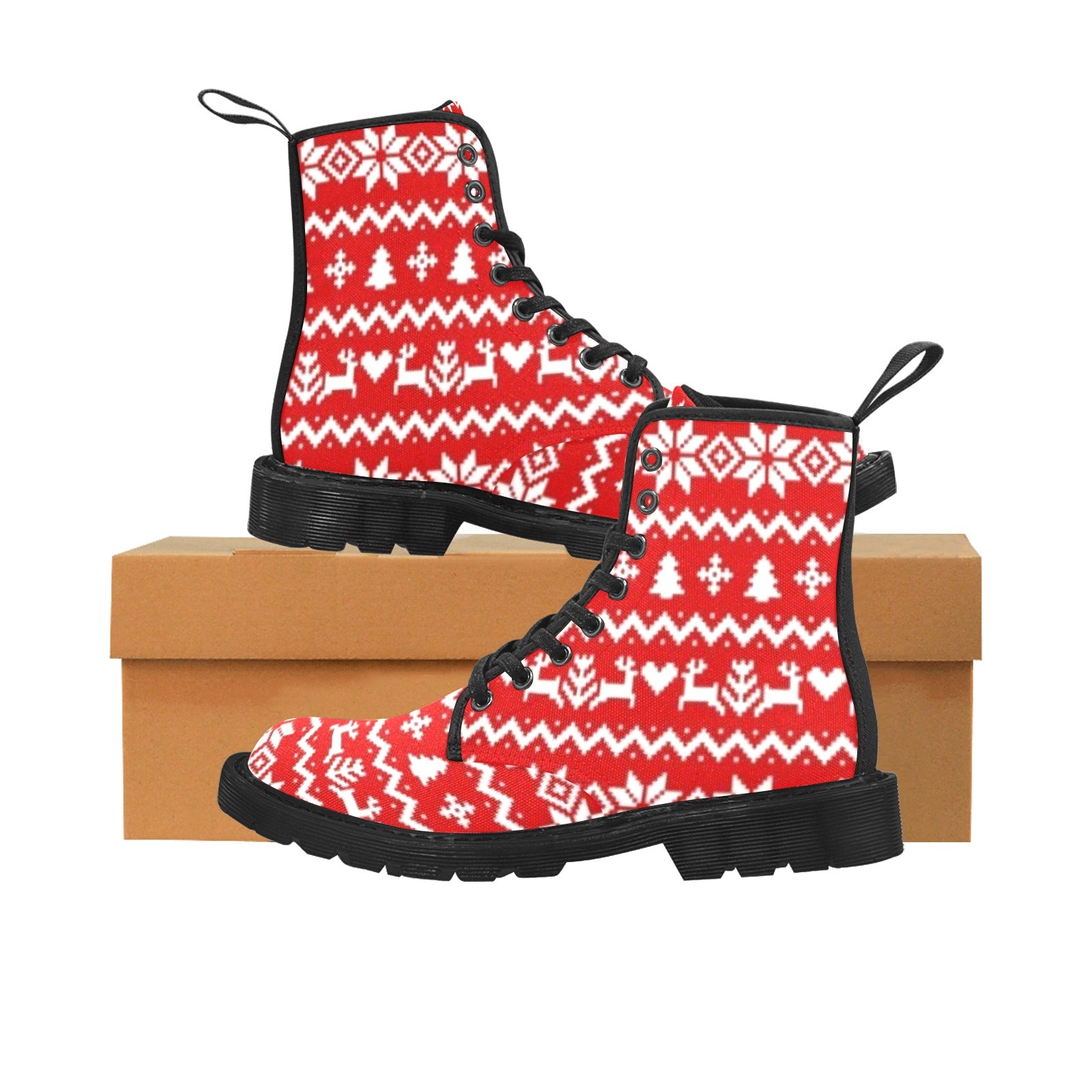 Xmas Sweater - Canvas Boots