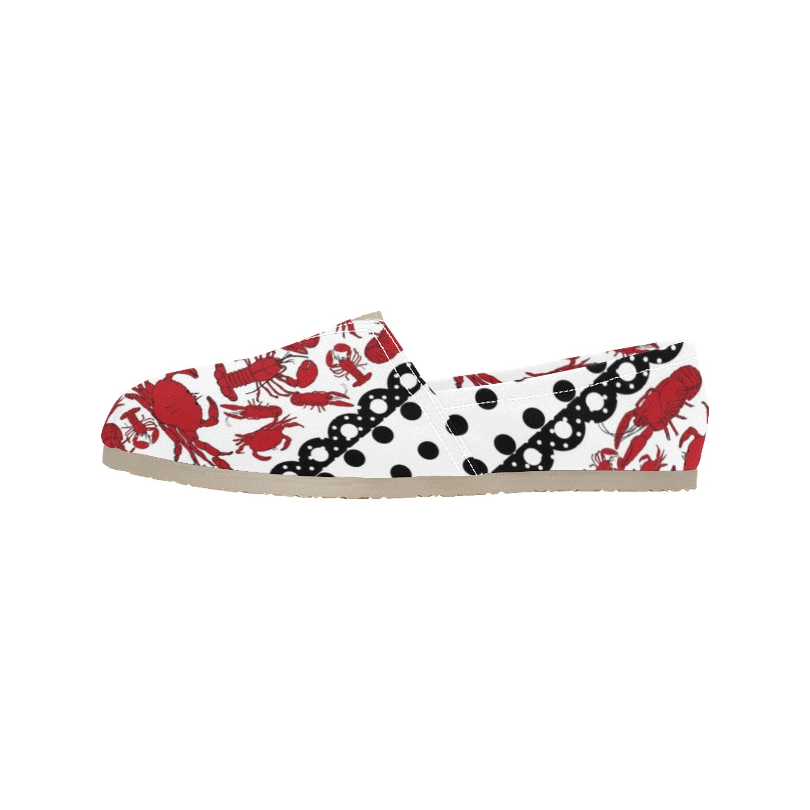Crab and Lobster - Casual Canvas Slip-on Shoes