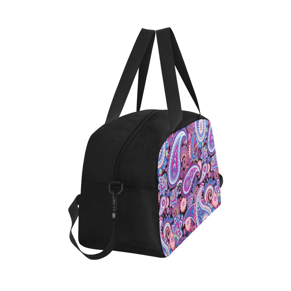 Purple Paisley - Travel Bag