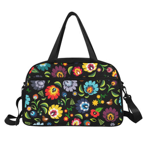 Polish Folk Flowers - Travel Bag