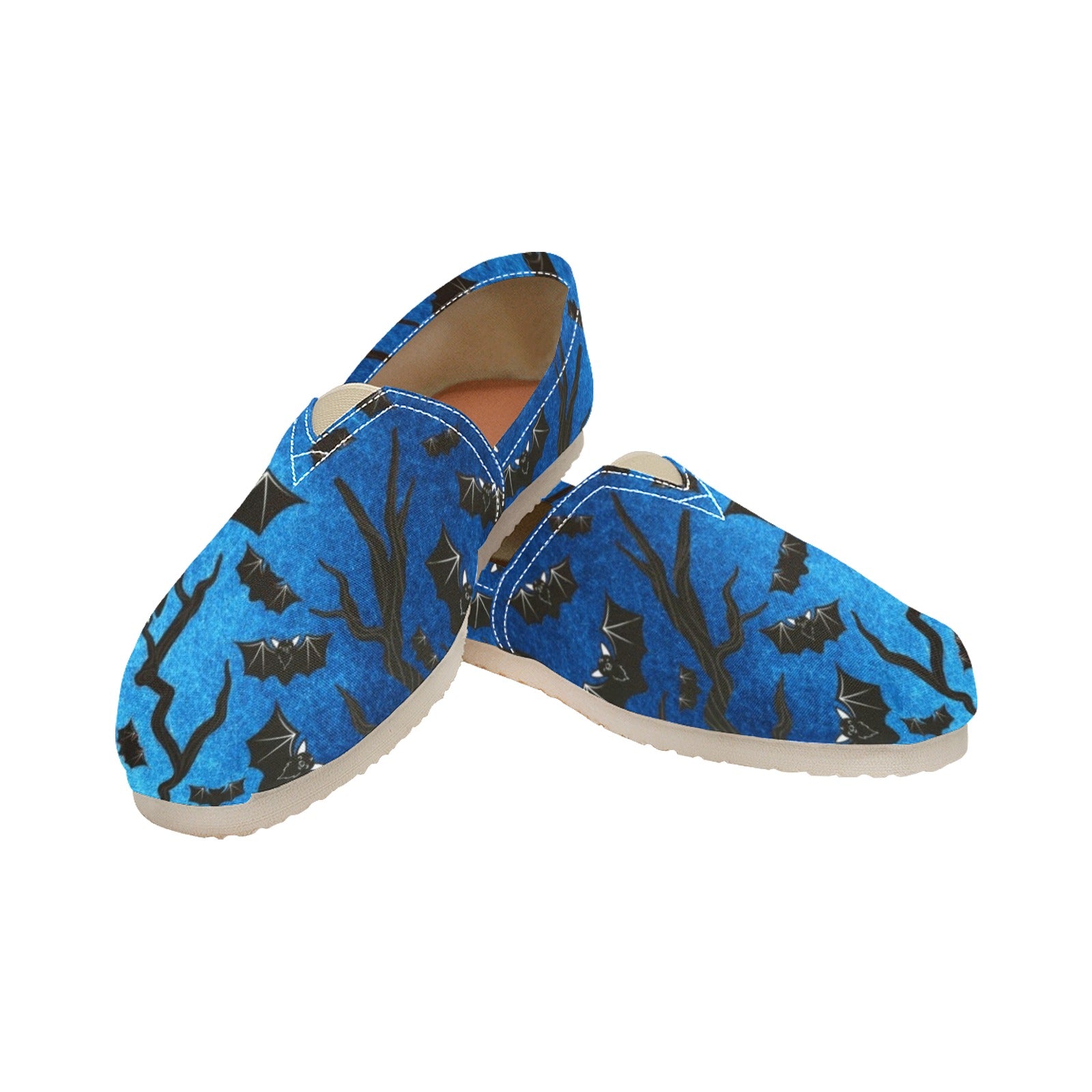 Bats - Casual Canvas Slip-on Shoes