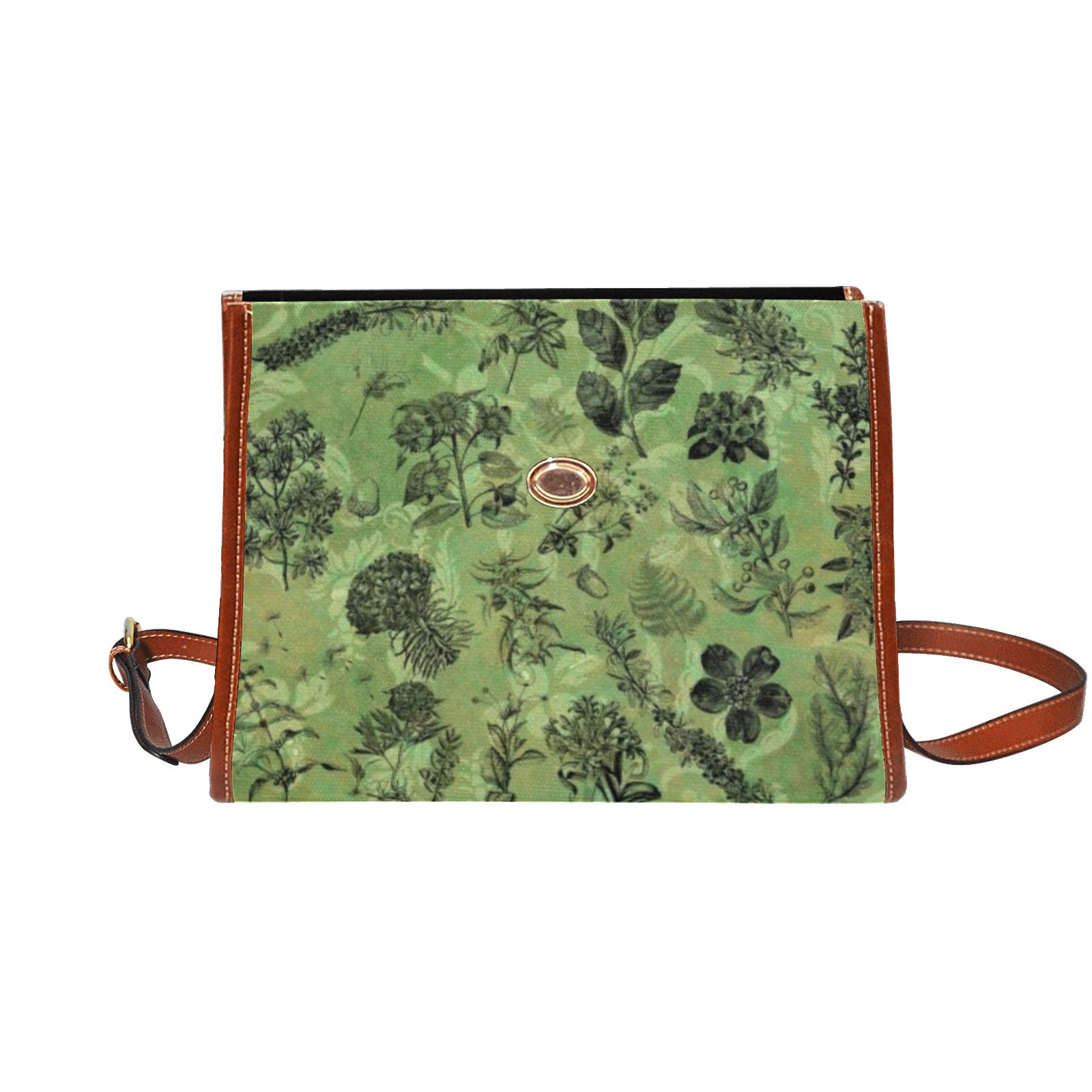 Vintage Botanical - Waterproof Canvas Handbag