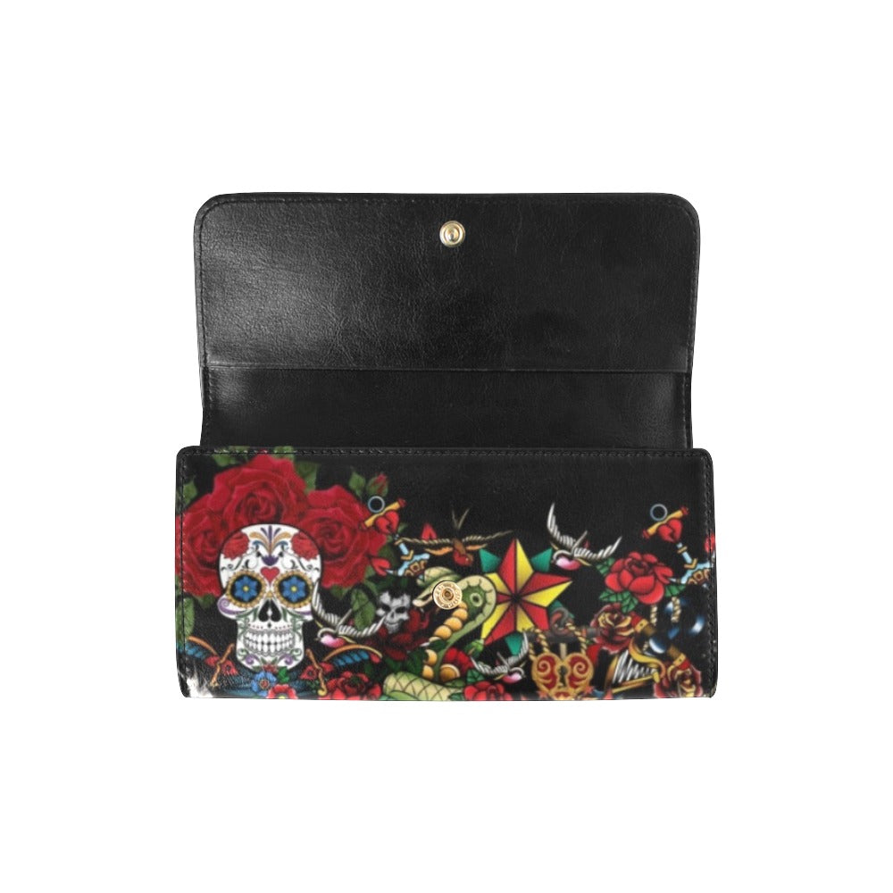 Tattoo - Tri-fold Wallet - Little Goody New Shoes Australia