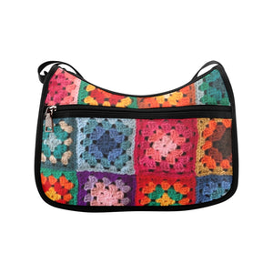 Crochet Granny Squares - Crossbody Handbag - Little Goody New Shoes Australia