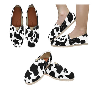 Cow - Casual Canvas Slip-on Shoes