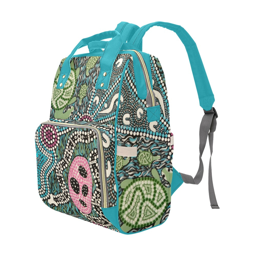 Family Travelling Together - Multi-Function Backpack Nappy Bag