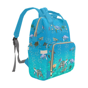 Turtle - Multi-Function Backpack Nappy Bag