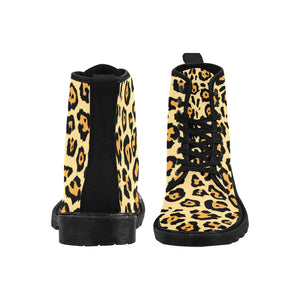Leopard - Canvas Boots