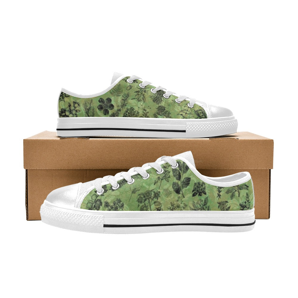 Vintage Botanical - Low Top Shoes