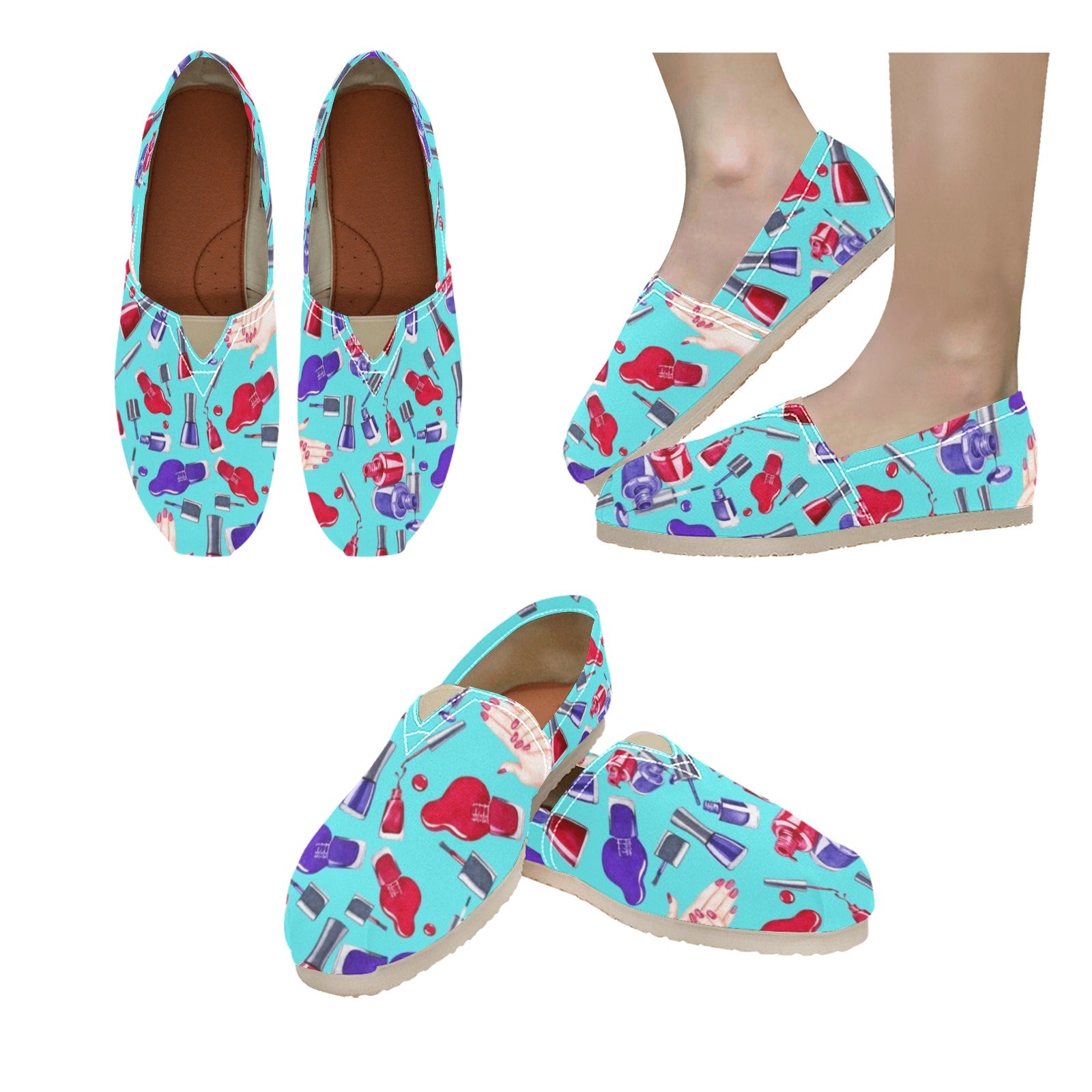 Nails - Casual Canvas Slip-on Shoes